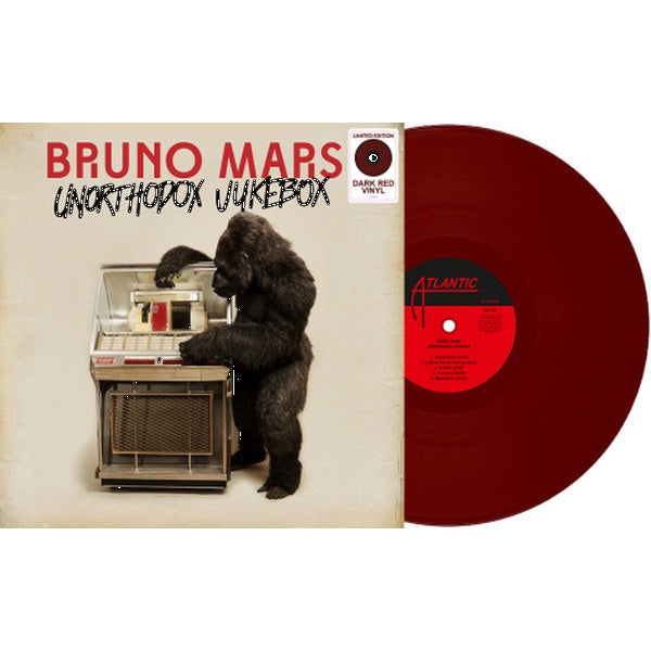 Bruno Mars - Unorthodox Jukebox, Limited Edition Dark Red Vinyl, LP, Brand New