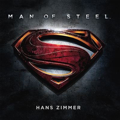 OST - Man Of Steel - Hans Zimmer, Limited Edition 1000 copies Silver and black marbled Vinyl, 2LP, Gatefold, Brand New