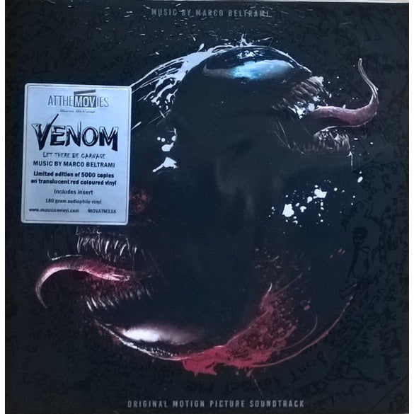 Ost Venom - Let There Be Carnage LP, Red Colour Vinyl, Brand New