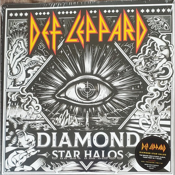 Def Leppard – Diamond Star Halos, 2LP, Brand New