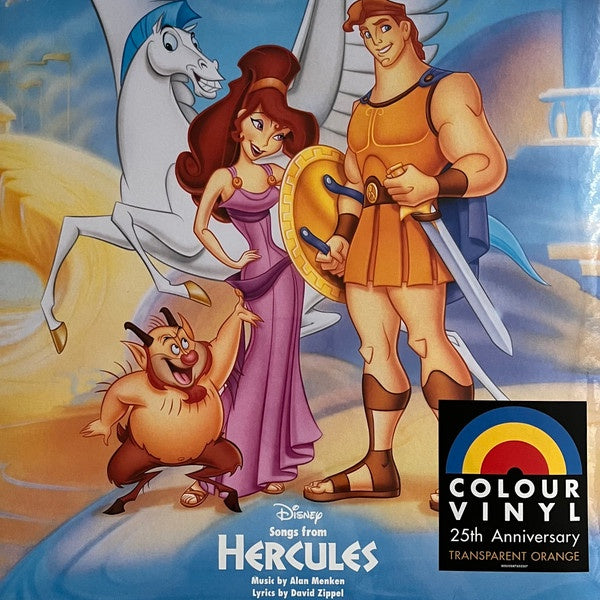 OST- Disney Songs From Hercules , 25th Anniversary Limited Edition Orange Color Vinyl, LP, Brand New