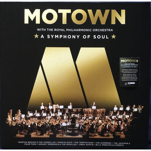 Motown With The Royal Philharmonic Orchestra - A Symphony Of Soul, Exclusively Pressed On Gold Vinyl, LP Brand New