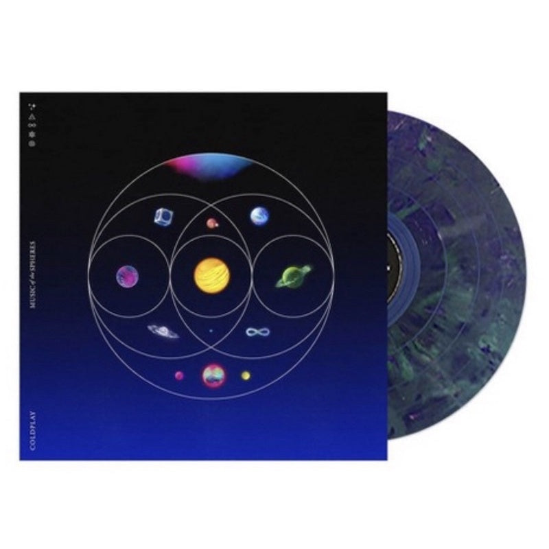 Coldplay - Music Of The Spheres LP, coloured vinyl record, Limited Edition Recycling multi Color Vinyl