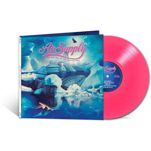 Air Supply - One Night Only , The 30th Anniversary Show, Pink Color Vinyl, Gatefold, LP, Brand New