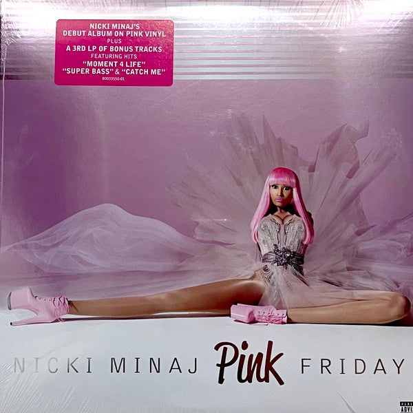 Nicki Minaj – Pink Friday, 10th Anniversary, Deluxe Edition Pink Vinyl, 3LP Gatefold, Brand New