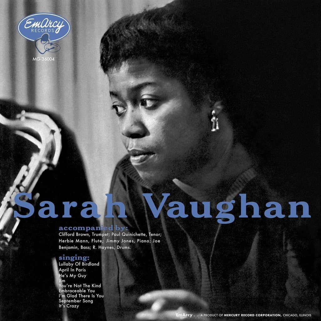 Sarah Vaughan - Verve Acoustic Sounds Series. LP VINYL Audiophile Jazz Reissue 180G