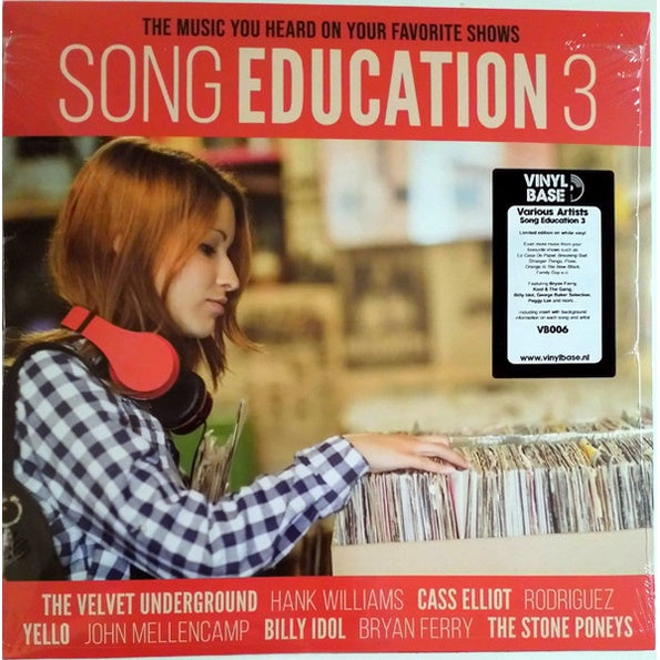 Song Education 3 - Various Artist, Limited Edition White Vinyl, LP brand new