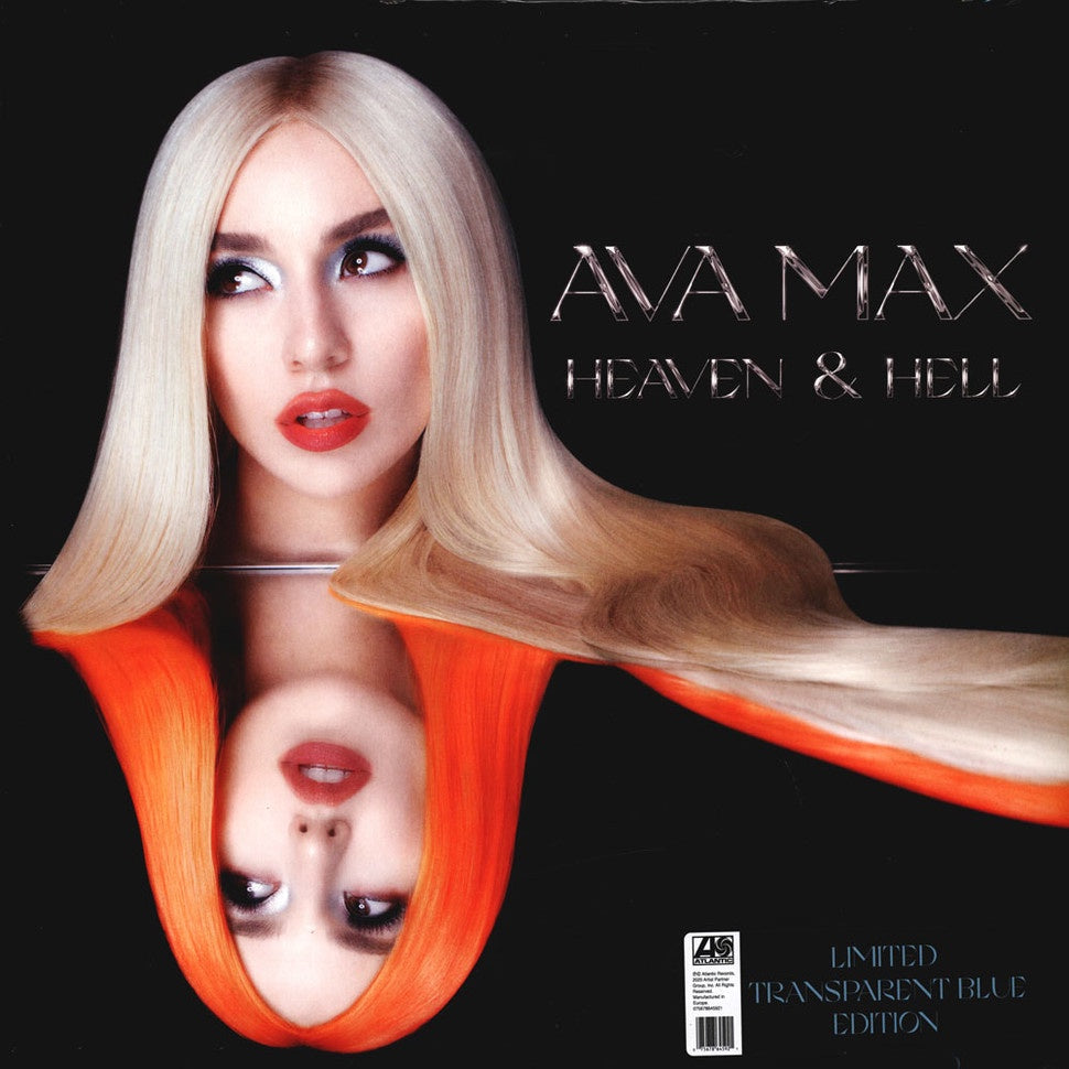 Ava Max - Heaven & Hell LP, Limited Transparent Blue Edition, Brand New