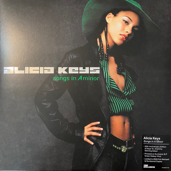 Alicia Keys – Songs In A Minor, 2LP, Numbered, Green, Galaxy Color Vinyl, Brand New