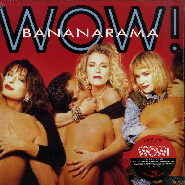 Bananarama – Wow, LP, HMV White Color Vinyl, Brand New