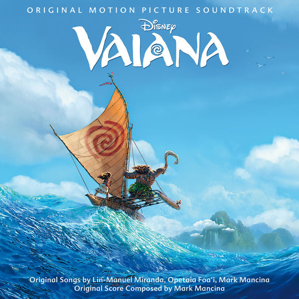 Vaiana The Songs - Various Artist, LP, Wave Break Ocean Blue Color viny, Brand New