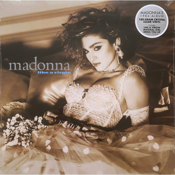 Madonna – Like A Virgin, LP, Clear Vinyl, Brand New