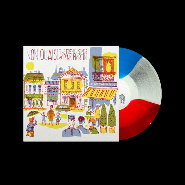 Pink Martini – Non Ouais! (The French Songs Of Pink Martini), LP, Tri-Colored Vinyl, Brand New