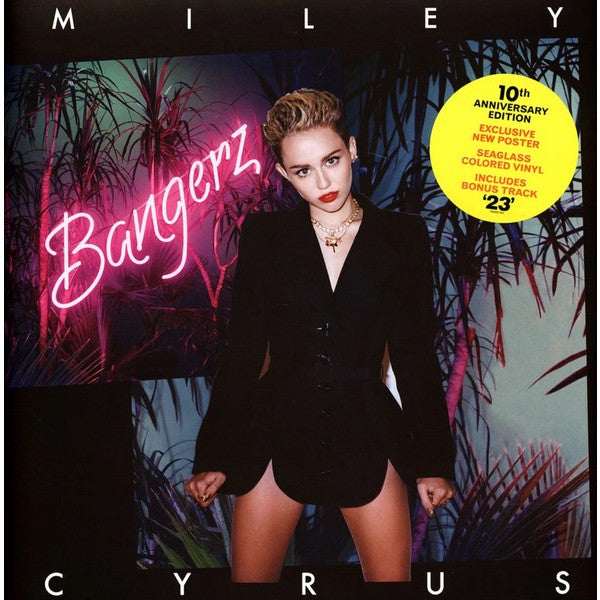 Miley Cyrus – Bangerz, 2LP, Gatefold, Sea Green Color Vinyl, Brand new