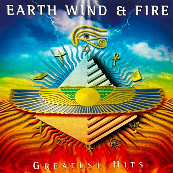 Earth Wind & Fire – Greatest Hits, 2LP, Numbered, Flaming Colored Vinyl, Brand New
