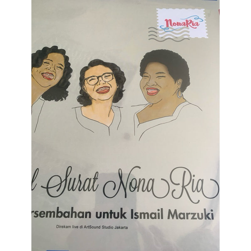 Nona Ria - Sampul Surat LP, White Colour Vinyl, Brand New