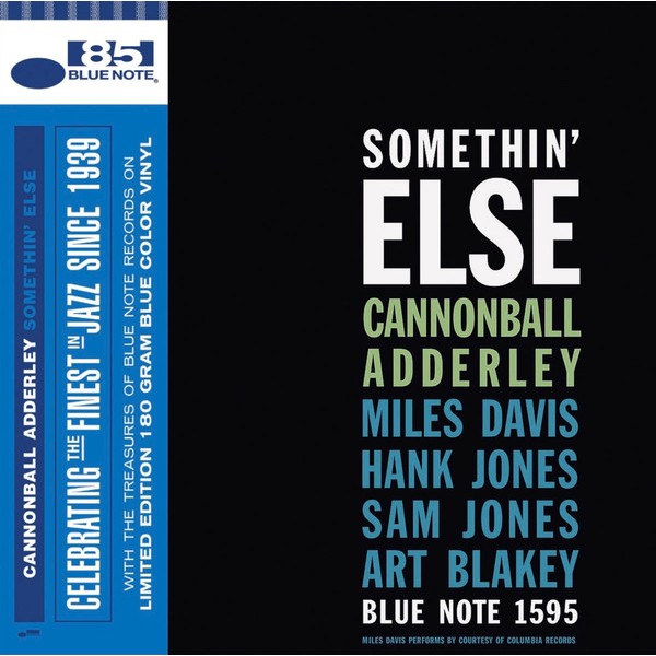 Cannonball Adderley – Somethin' Else, LP, Blue Color Vinyl, Brand New