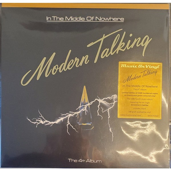 Modern Talking – In The Middle Of Nowhere - The 4th Album, LP, Numbered, Translucent Green Color vinyl, Brand New