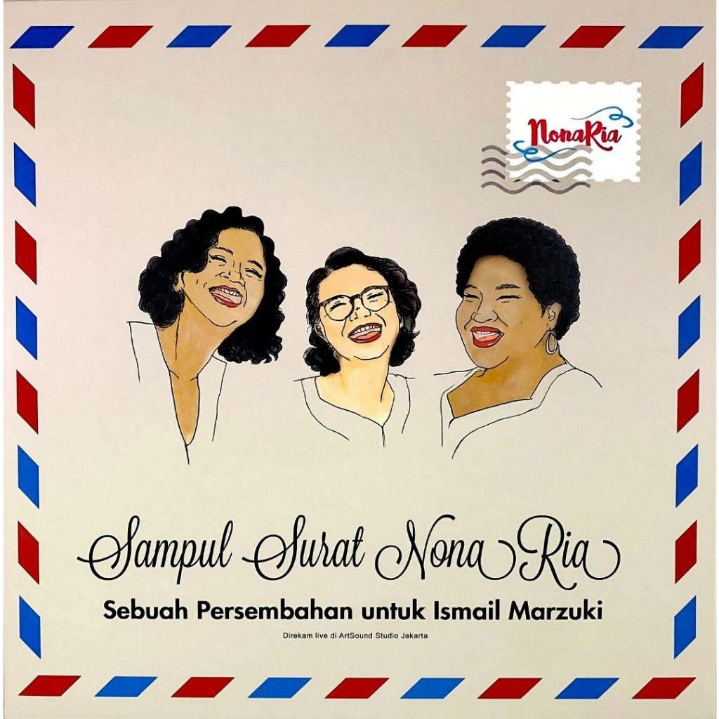 Nona Ria - Sampul Surat, LP, Red Color Vinyl, Brand New