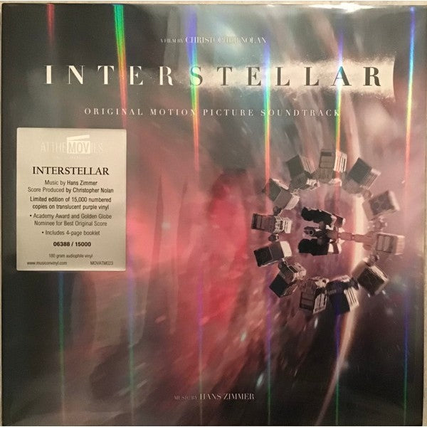 OST – Interstellar - Hans Zimmer , 2LP, Numbered, Translucent Purple Color Vinyl, Brand New