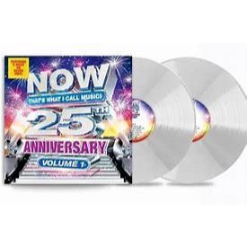NOW That's What I Call Music! 25th Anniversary Volume 1 - Various Artist, 2LP, Silver Color Vinyl, Brand New