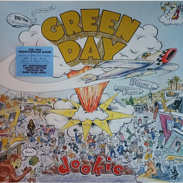 Green Day – Dookie, LP, Baby Blue Color Vinyl, Brand new