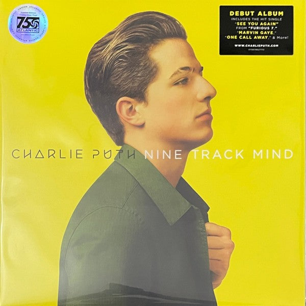 Charlie Puth – Nine Track Mind, LP, Clear Color Vinyl, Brand New