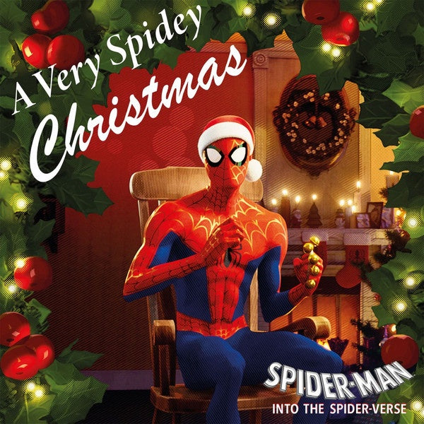 Various – A Very Spidey Christmas, 10", Single Sided, Numbered, Crystal Clear / On-disc Print on Side B, Brand New