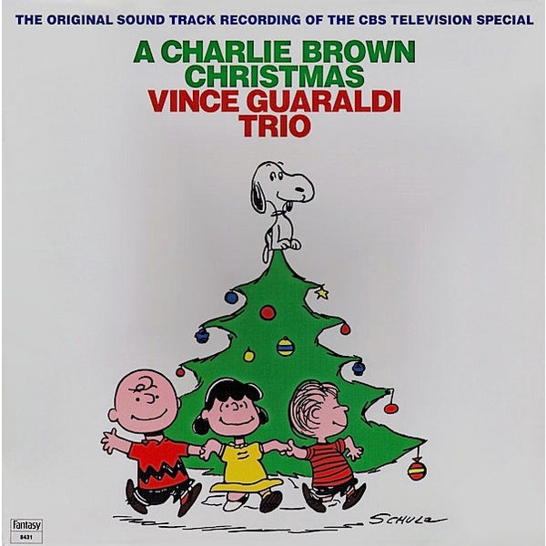 Vince Guaraldi Trio – A Charlie Brown Christmas LP, Clear Vinyl with Red and Green Splatter, Brand New, urban outfitter