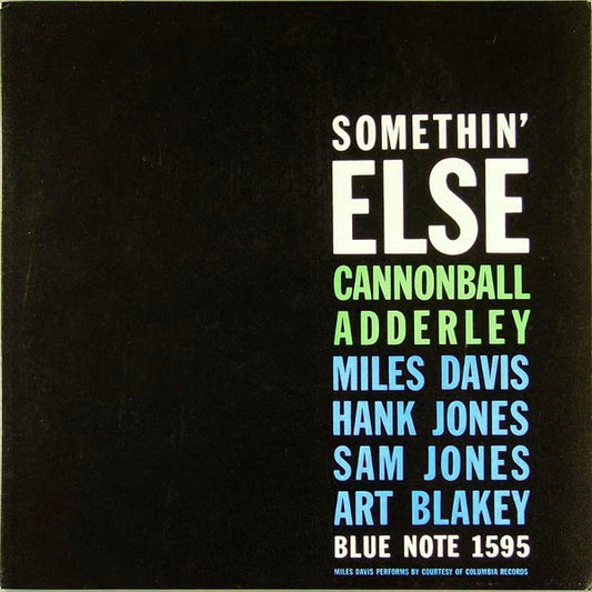 Cannonball Adderley - Somethin' Else LP, Brand New, blue note