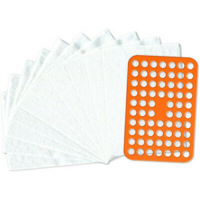 Vinyl Styl Deep Groove Record Washer Replacement Filters 10 Pack with Plastic Screen