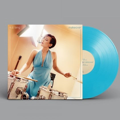 KD LANG - Makeover, 2LP (Transparent turquoise), Brand New