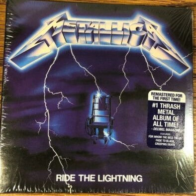 Metallica Ride the lightning. CD REMASTERED BRAND NEW