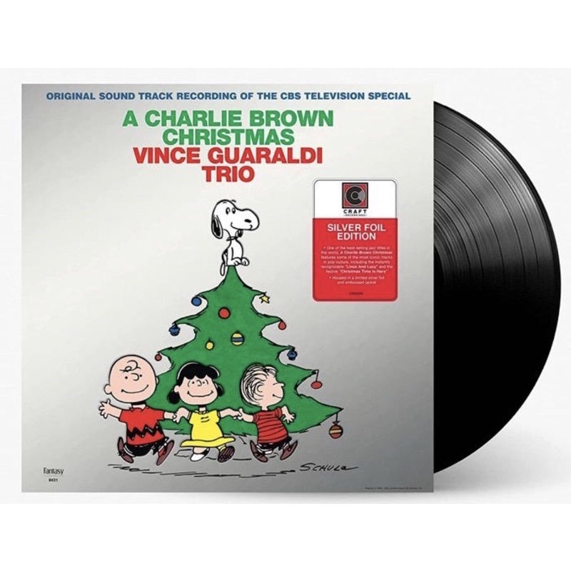 Vince Guaraldi - A Charlie Brown Christmas LP, Brand New, craft records, silver foil
