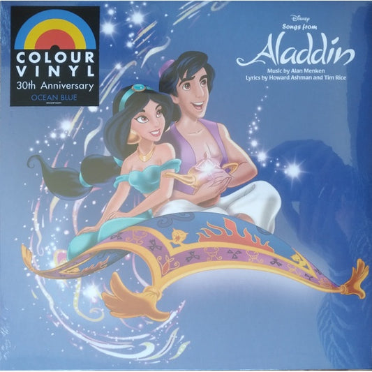OST - Disney Songs From Aladdin, 30th Anniversary, Limited Edition Ocean Blue Vinyl, LP, Brand New