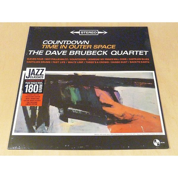 Dave Brubeck Quartet - Countdown Time In Outer Space LP VINYL New Sealed 180g JAZZ CLASSICS 180G Pure Virgin Vinyl
