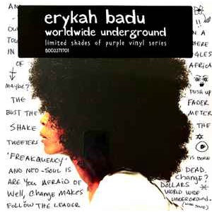 Erykah Badu - Worldwide Underground, Limited Shades Of Purple Vinyl Series, LP, Brand New
