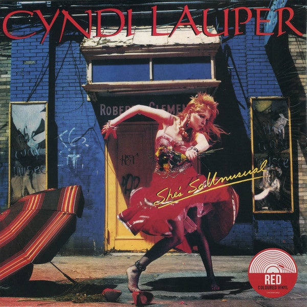 Cyndi Lauper – She's So Unusual, Red color Vinyl, LP, Brand New