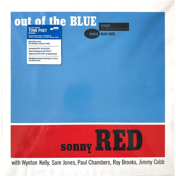 Sonny Red – Out Of The Blue, Audiophile Vinyl Reissue,180 Gram, LP Gatefold, Brand New