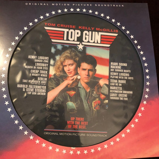 OST - Top Gun - Various Artist, LImited Edition Pic Disc Vinyl, LP, Brand New