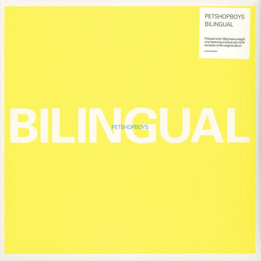 Pet shop Boys - Bilingual, LP, Brand New