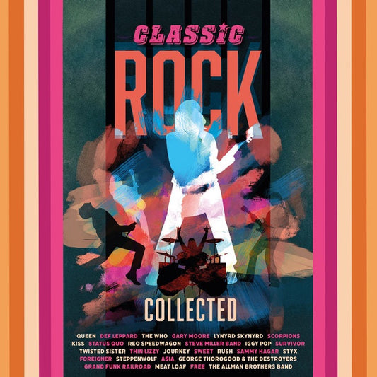 Classic Rock Collected - Various Artist, Limited Edition Numbered, Gold Color Vinyl, 2LP, Brand New