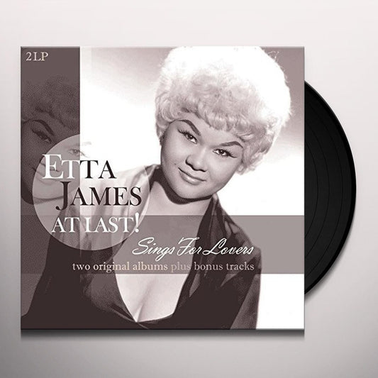 Etta James At Last! Sings for lovers 2 Original Albums plus bonus tracks DOUBLE LP VINYL RECORD New
