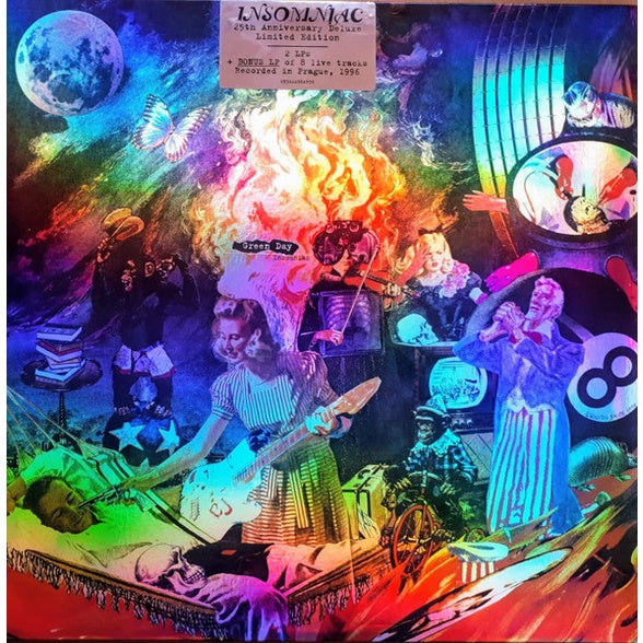 Green Day - Insomniac (25th Anniversary Edition), 2LP, Single Sided, Etched, Brand New