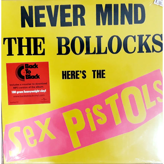 Sex Pistols. Never mind the bollocks LP VINYL RECORD 180G New sealed import