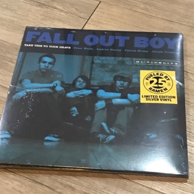 Fall Out Boy - Take This To Your Grave LP, limited edition silver vinyl, brand new