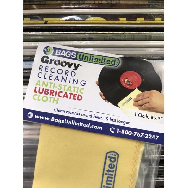 Bags Unlimited - Groovy Record Cleaning Anti-Static Lubricated Cloth