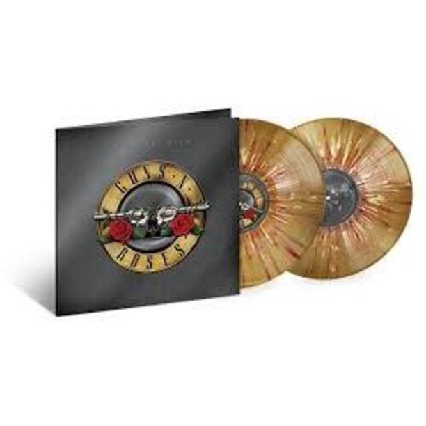 GUNS N ROSES - Greatest Hits Limited LP, Gold, Red + White Splatter Vinyl, Import, Brand New