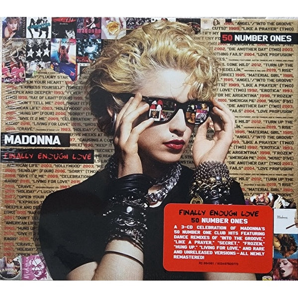 Madonna – Finally Enough Love (50 Number Ones), 3CD, Brand New