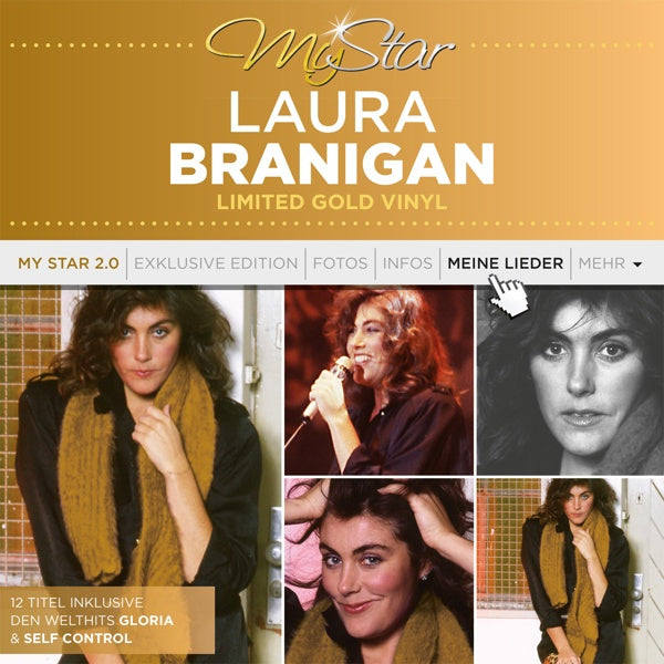 Laura Branigan - My Star BEST OF GREATEST HITS Limited Gold Colour Vinyl IMPORTED Brand New Sealed
